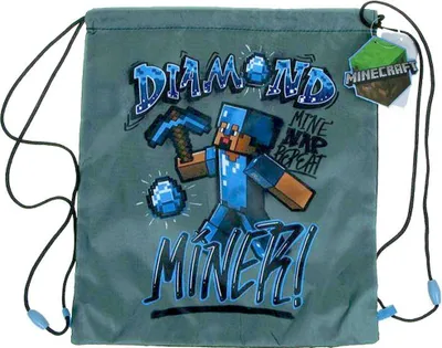Zdjęcie produktu dla Torba sportowa Minecraft na siłownię 37 cm
