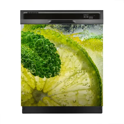 Produktbild von Magnete Dekorative 60x60 cm Küche Magnetmatte Spülmaschine - Zitrusfrüchte Frische Zitrone