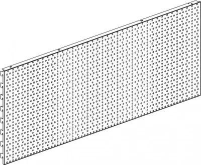 Obrázek produktu pro Levior Zadní panel 200/1330mm děrovaný S
