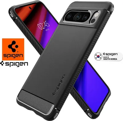 Zdjęcie produktu dla Spigen Rugged Armor, Pokrowiec, Google, Google Pixel 8 Pro, 17 cm (6.7"), Czarny