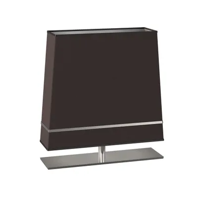 Immagine prodotto di Lampada da tavolo con paralume Volans grigio-argento 1xE27x60W ottone, dimensioni: 52x50x20 cm, IP20 Milagro