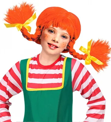 Produktbild von Freche Kinderperücke mit Zöpfen
