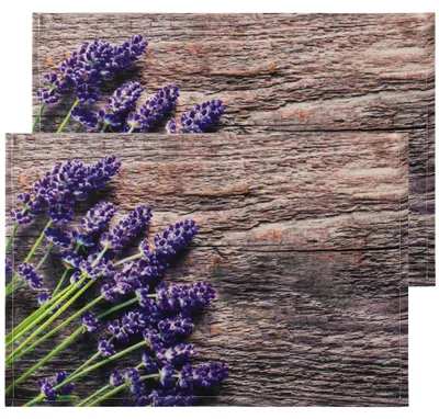 Immagine prodotto di Tovagliette tessili CLOTH Lavanda tavole di legno set di 2 45x30 cm