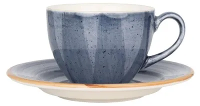 Produktbild von Bonna Aura Dusk - Teetassen und Untertasse - 230 cc - Porcelain - 6er set