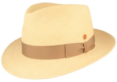 Mayser wasserabweisender Trilby Panamahut Manuel UV-Schutz 80 in beige