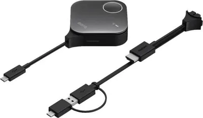 Produktbild von BenQ Instashow VS25, Digital signal transmitter, Schwarz, 123 mm, 49 mm, 123 mm, 300 g