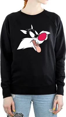 Produktbild von Looney Tunes - Sweatshirt für Damen BI1836 (L) (Schwarz)