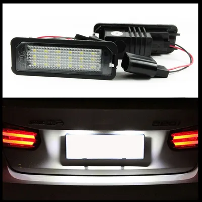 Produktbild von 2x LED PREMIUM Kennzeichenbeleuchtung für Seat Altea Exeo Ibiza 6J Leon II 1P