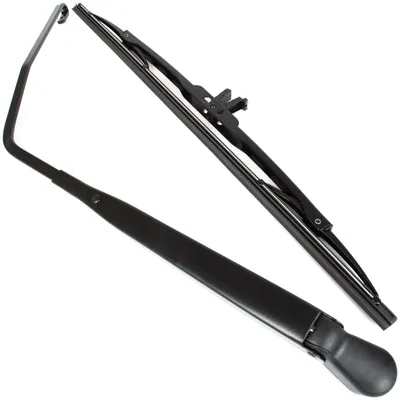 Image de Bras d'essuie-glace arrière + balai d'essuie-glace pour Mitsubishi Pajero (2000-2004)