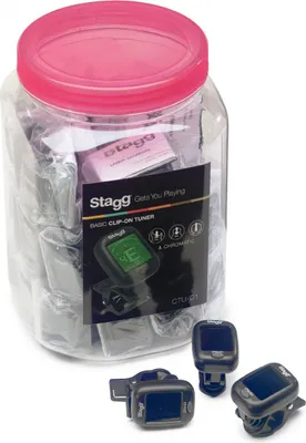 Produktbild von Stagg Box mit 30 automatischen chromatischen Stimmgeräten Clip-On