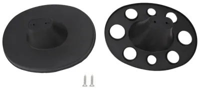 Obrázek produktu pro Plastový kulatý držák hřebenů na vlasy Display Rack Styling Stand Shelf AccessoriesBlack