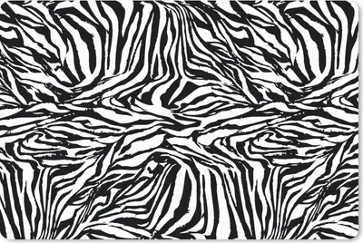 Produktbild von MuchoWow® Schreibtischunterlage Muster - Zebra - Fell 60x40 cm - XXL Mauspad - Großes Mauspad