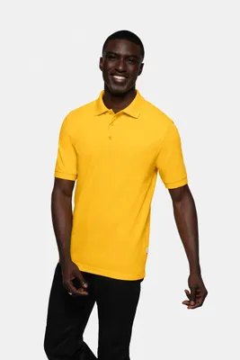 Image de HAKRO® 10008683300192 HAKRO® Herren Polo Shirt PERFORMANCE 816 gelb Größe 2XL