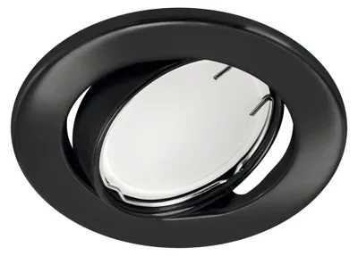 Produktbild von Runder Einbauring GU10 50 W IP20 Ø88 Schwarz