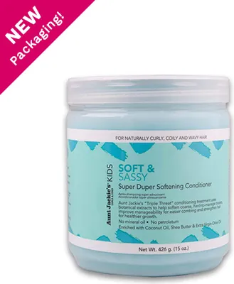Produktbild von Aunt Jackie's Kids Soft & Sassy Super Duper Softening Conditioner 15oz 426g