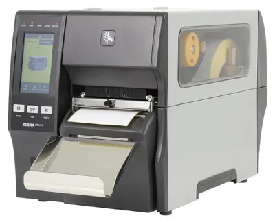 Produktbild von Zebra ZT411, Direkt Wärme/Wärmeübertragung, POS-Drucker, 203 x 203 DPI, 2,4 ips, 0.058 - 0.25 µm, 10,4 cm