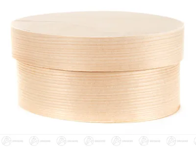 Produktbild von Spanschachtel oval BxHxT = 100x70x50mm NEU