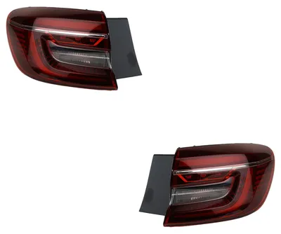 Obrázok produktu pre LED zadné svetlo, vonkajšie, ľavé a pravé, súprava, vhodné pre Renault Clio V (B7), výroba od 06/2019, čísla dielov: 6011881, 265504885R, 6011871, 265551035R. Johns