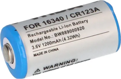 Obrázok produktu pre Akumulátor 16340 / CR123A 3,6 V Li-ion 700 mAh