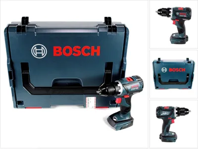 Produktbild von Bosch GSR 18V-60 C, Handbohrmaschine, Ohne Schlüssel, Schwarz, Blau, Rot, 1,3 cm, 3,8 cm, 1,3 cm