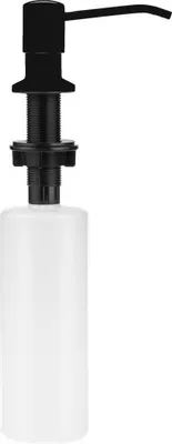 Obrázek produktu pro Vestavný dávkovač mýdla, dávkovač do umyvadla, na mýdlo nebo mycí prostředek, matně černý, SIMMI, 500 ml