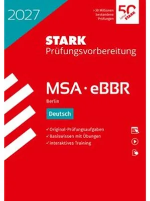 Produktbild von STARK Deutsch - MSA/eBBR 2027 Berlin - Prüfungsvorbereitung