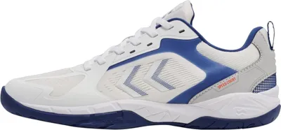 Produktbild von Hummel Speed Court Sportschuhe Hallenschuhe weiß/blau 228236-9368, Schuhgröße:37.5 EU