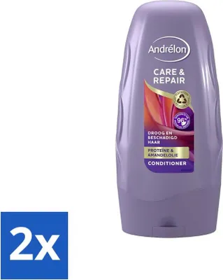 Produktbild von Andrélon - Pflege & Reparatur - Spülung - Für geschädigtes Haar - 250 ml - Vorteilspack - 2 Stücke