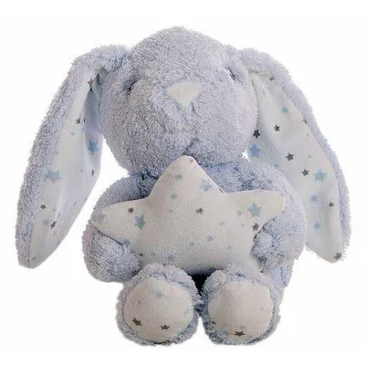 Image de Peluche Stars Lapin bleu