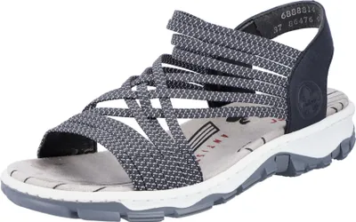 Produktbild von Rieker Komfort Sandalen Ribbonstretch/Namur Damen 362D3638383838 Blau 39 EU