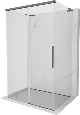 Obrázok produktu pre Sprchový kút Mexen Rox-3S L, posuvný na 3 stranách, 140 x 75, priehľadný, brúsený v šedej farbe – 8C2L-140-075-66-00-3S