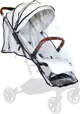 Produktbild von Deryan Rolo (Easy) Buggy Regenverdeck – Universeller Regenschutz – Transparent