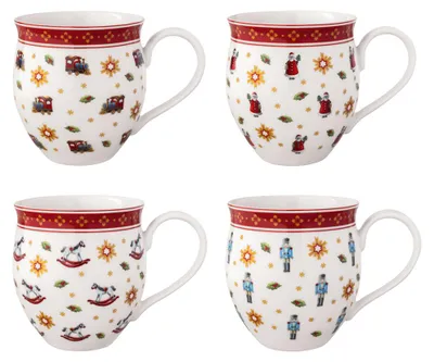 Zdjęcie produktu dla Villeroy & Boch 1485858407, Zestaw, Wielobarwny, Porcelana, Filiżanka, Toy's Delight, 4 szt.