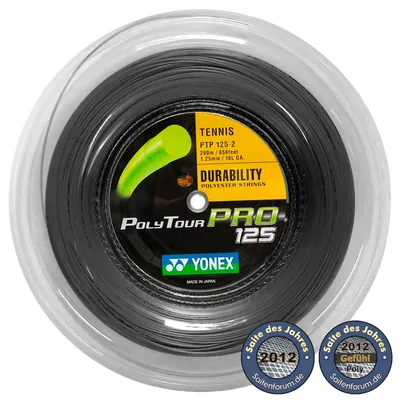 Produktbild von Yonex Tennissaite Poly Tour Pro 200m schwarz, 195220121100010