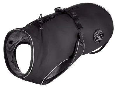 Produktbild von HUNTER Hundemantel Uppsala, Farbe: schwarz, 2in1 Design mit herausknüpfbarem Inn