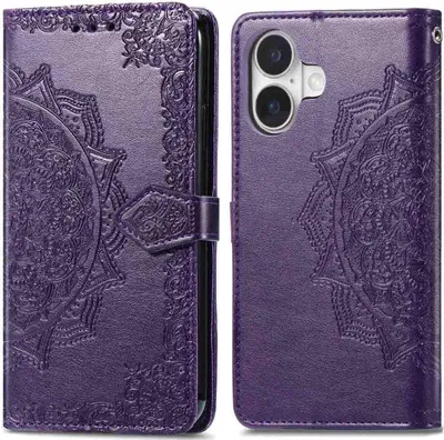 Obrázok produktu pre imoshion Mandala knižnica pre Apple iPhone 17 - Fialová