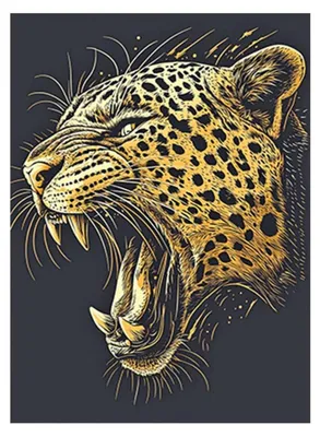 Obrázok produktu pre Diamantová maľba, leopard, 30x40 cm, 5D, obraz, pre dospelých, zvieratá, mozaika, dekorácia na stenu