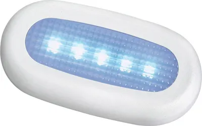 Image de Lampe d'orientation étanche avec 5 LED, blanc, 1 pièce