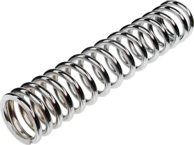 Image de Ressort de compression, ressort chromé, 265 mm de long - pour Simson