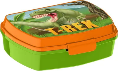 Obrázek produktu pro Svačinový Box Dinosaurus 17,1X13,7X5,5 Cm, Plast