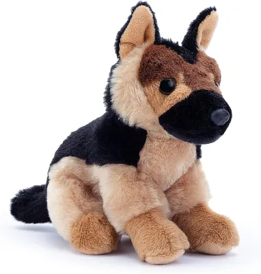 Obrázok produktu pre Mäkký nemecký ovčiak plyš 20 cm, plyšová hračka, 100% recyklovaný, prateľný, pre deti od 6 rokov