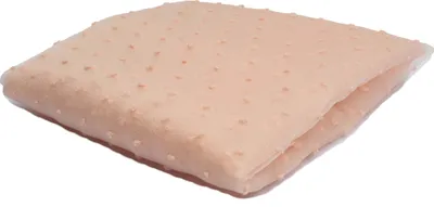 Obrázek produktu pro Organzová tkanina s vyšívanými puntíky, pudrově růžová, 50 x 150 cm