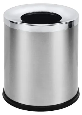 Obrázok produktu pre Odpadkový kôš HOTEL z brúsenej ocele ø 24,5 cm / 7,5 l BEMETA