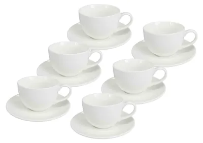 Zdjęcie produktu dla Zestaw 6 szt. – filiżanka do espresso Alba, 90 ml, biała