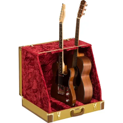 Produktbild von Fender Classic Series Case Stand 3 Tweed Stand für mehrere Gitarren