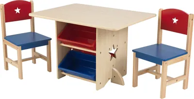 Produktbild von KidKraft  Kindertisch- und Stuhlset Sternchen; 26912