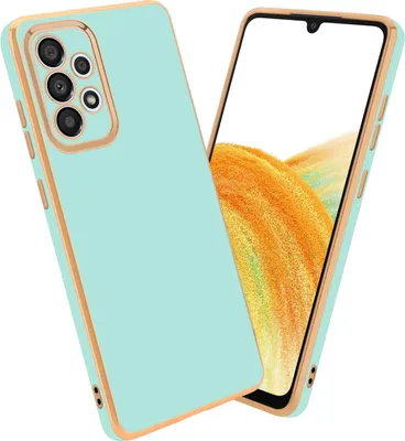 Produktbild von Cadorabo Schutzhülle für Samsung Galaxy A33 5G Hülle in Grün Handyhülle TPU Silikon Kameraschutz Etui Case