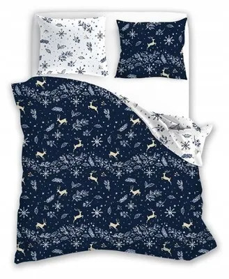 Image de Faro Ensemble de literie coton 160x200 Noël étoiles