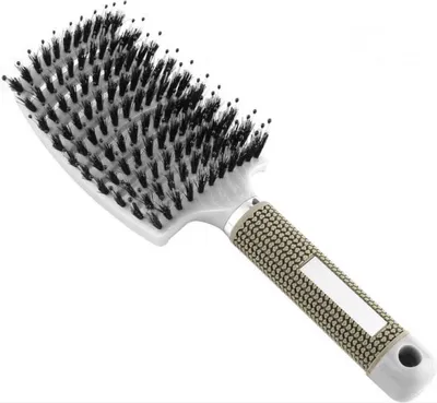 Produktbild von CHPN - Haarbürste - Haarbürste - Bürste - Bürste - Weiß - Haarbürste - Haarkämmen - Haarstyling - Kunststoff