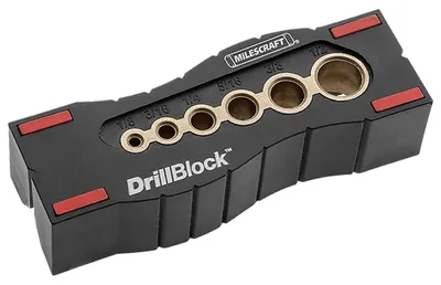 Produktbild von 1312 Bohrsatz, Handbohrvorrichtung, Bohrmaschine mit Bohrführungen für 6 verschiedene Bohrdurchmesser